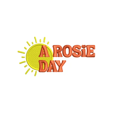 Rosie Day Embroidery Design