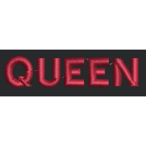 Red Queen Embroidery Design