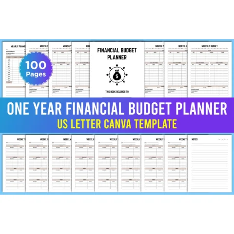 One Year Financial Budget Planner