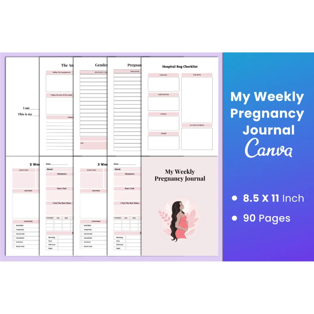 Weekly Pregnancy Journal