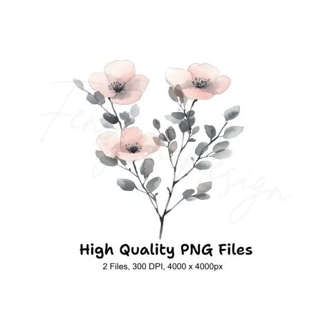 Floral Clipart Bundle