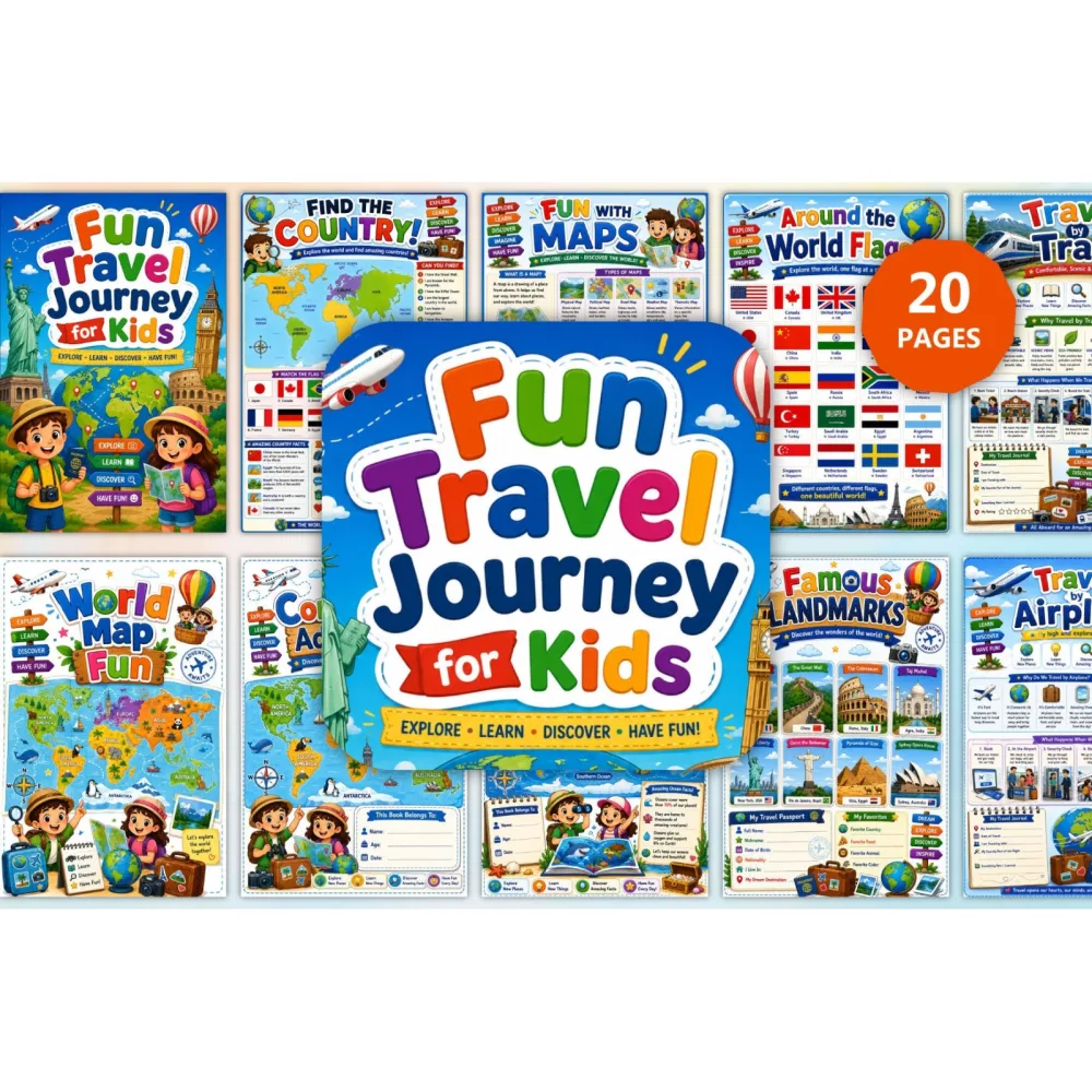 Fun Travel Journey For Kids