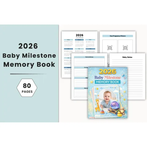 Baby Milestone Memory Planner