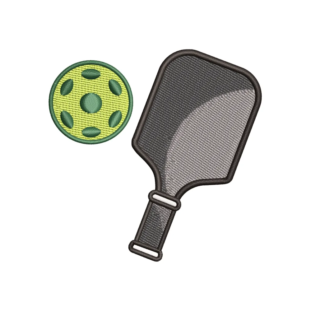 Bat Ball Embroidery Design