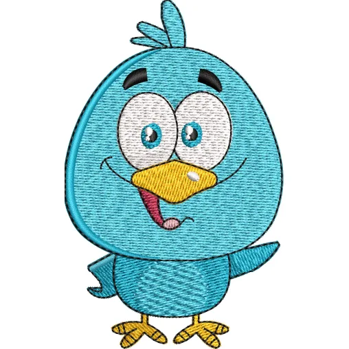 Bird Baby Embroidery Design