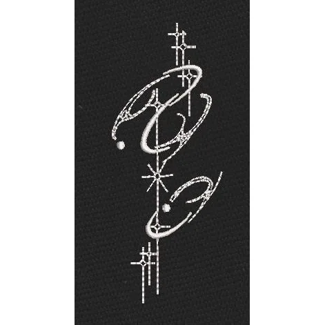 Celestial Orbit Sigil Embroidery Design
