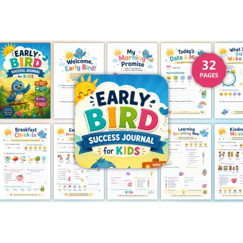 Early Bird Success For Kids Journal