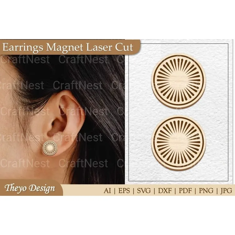 Earrings Magnet0 SVG Bundle from Earrings Magnet SVG