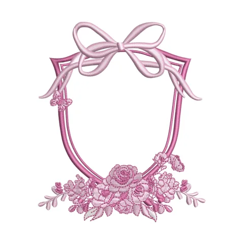 Frame of Love Embroidery Design