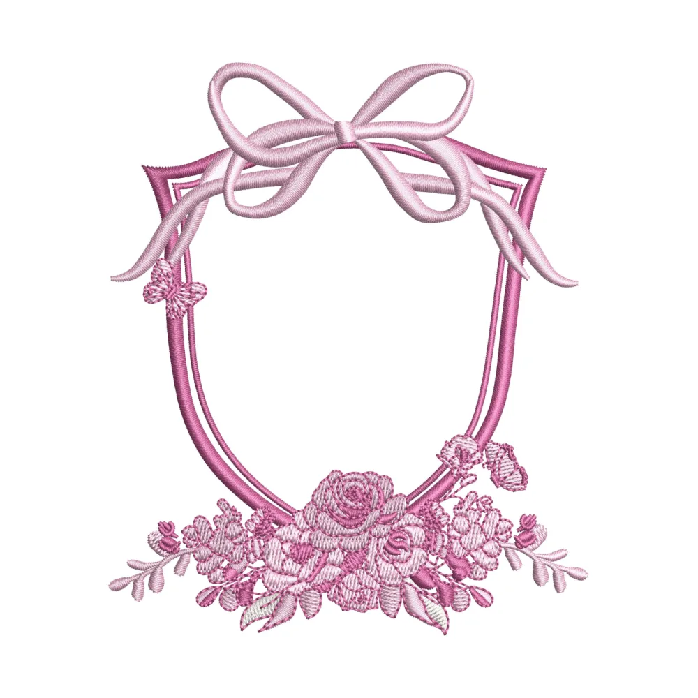 Frame of Love Embroidery Design