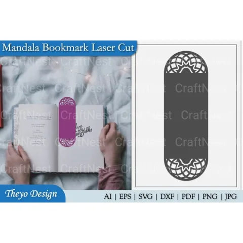 Mandala Bookmark SVG Bundle