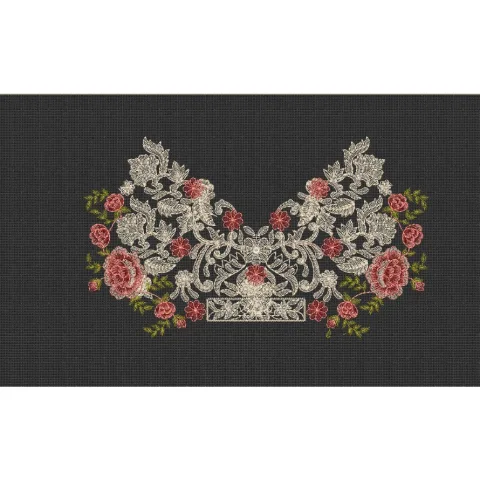 Flower Embroidery Design