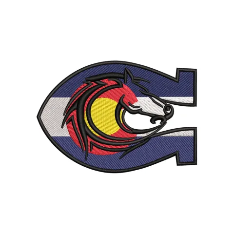 Horse Shoe Embroidery Design