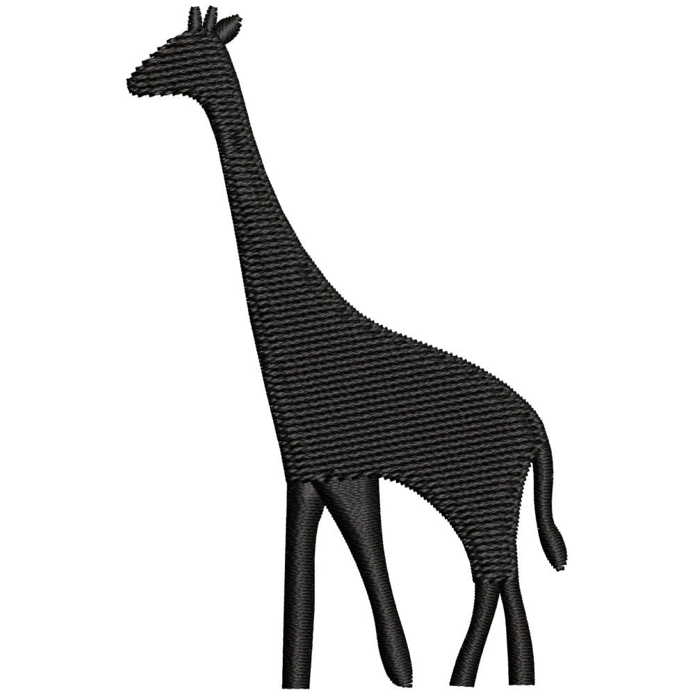 Giraffe Embroidery Design