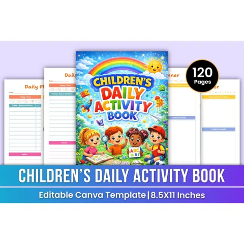 Children Daily Activity Book