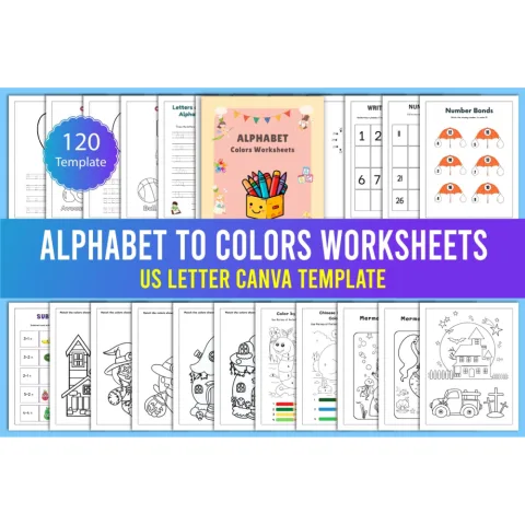 Alphabet to Colors Worksheets Guide