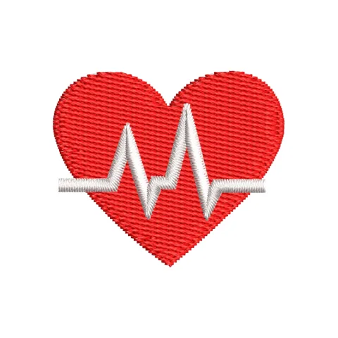 Heart Beets Embroidery Design