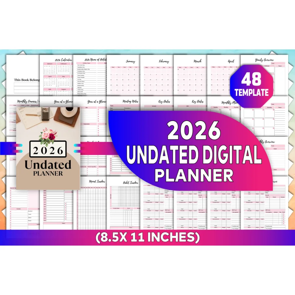 Undated Planner