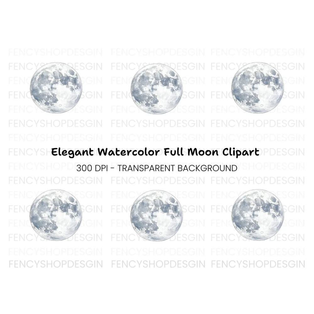 Moon Clipart Bundle