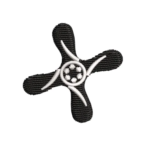Fan Elec Embroidery Design