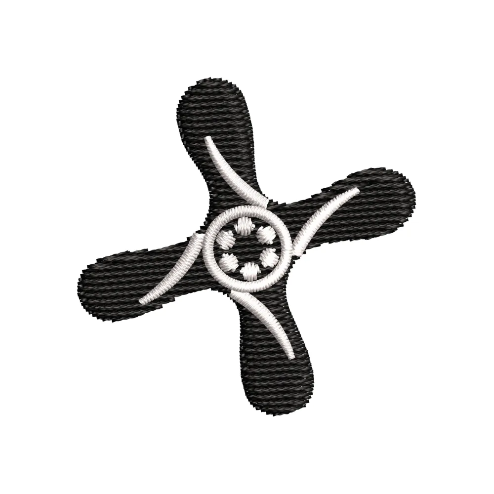 Fan Elec Embroidery Design