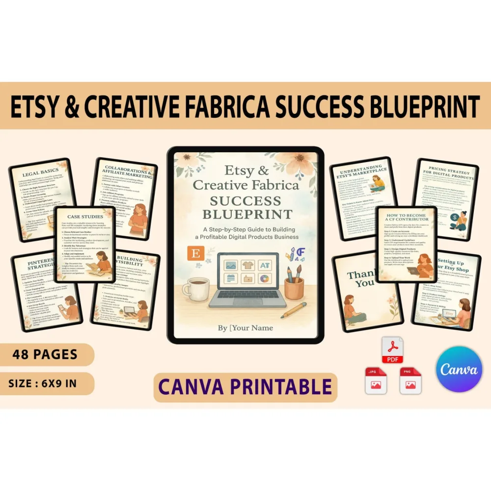 Etsy Creative Fabrica Success Planner