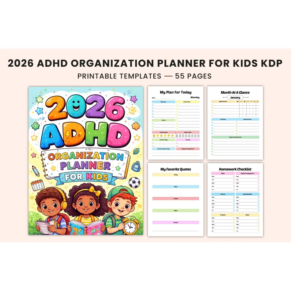 ADHD Planner for Kids: Organization Made Easy
