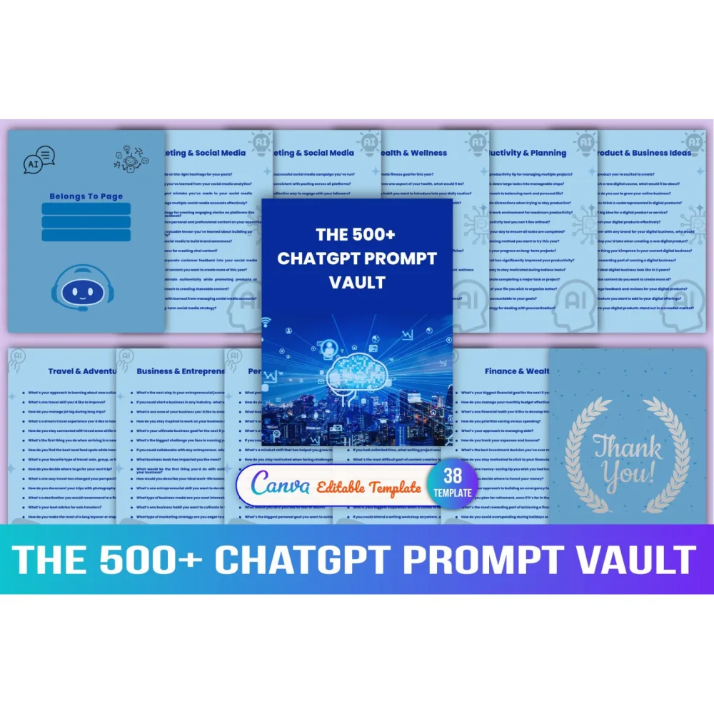 The 500 ChatGPT Vault Prompts