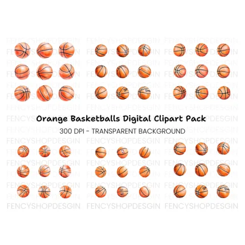 Basketball Clipart Bundle