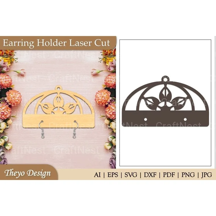 Earrings Holder SVG Bundle