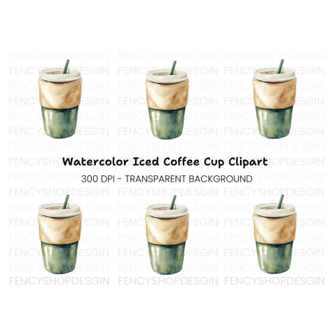 Coffee Cup Clipart Bundle