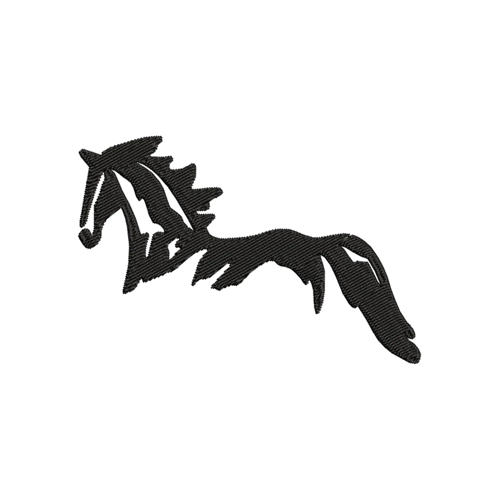 Horse Sketch Embroidery Design
