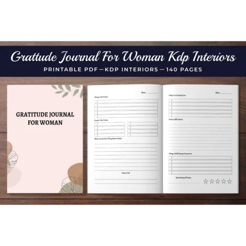 Gratitude Journal for Women