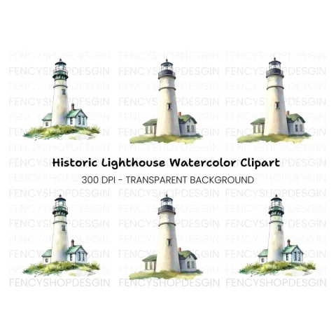 Lighthouse Clipart Bundle