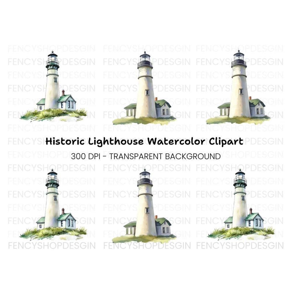 Lighthouse Clipart Bundle