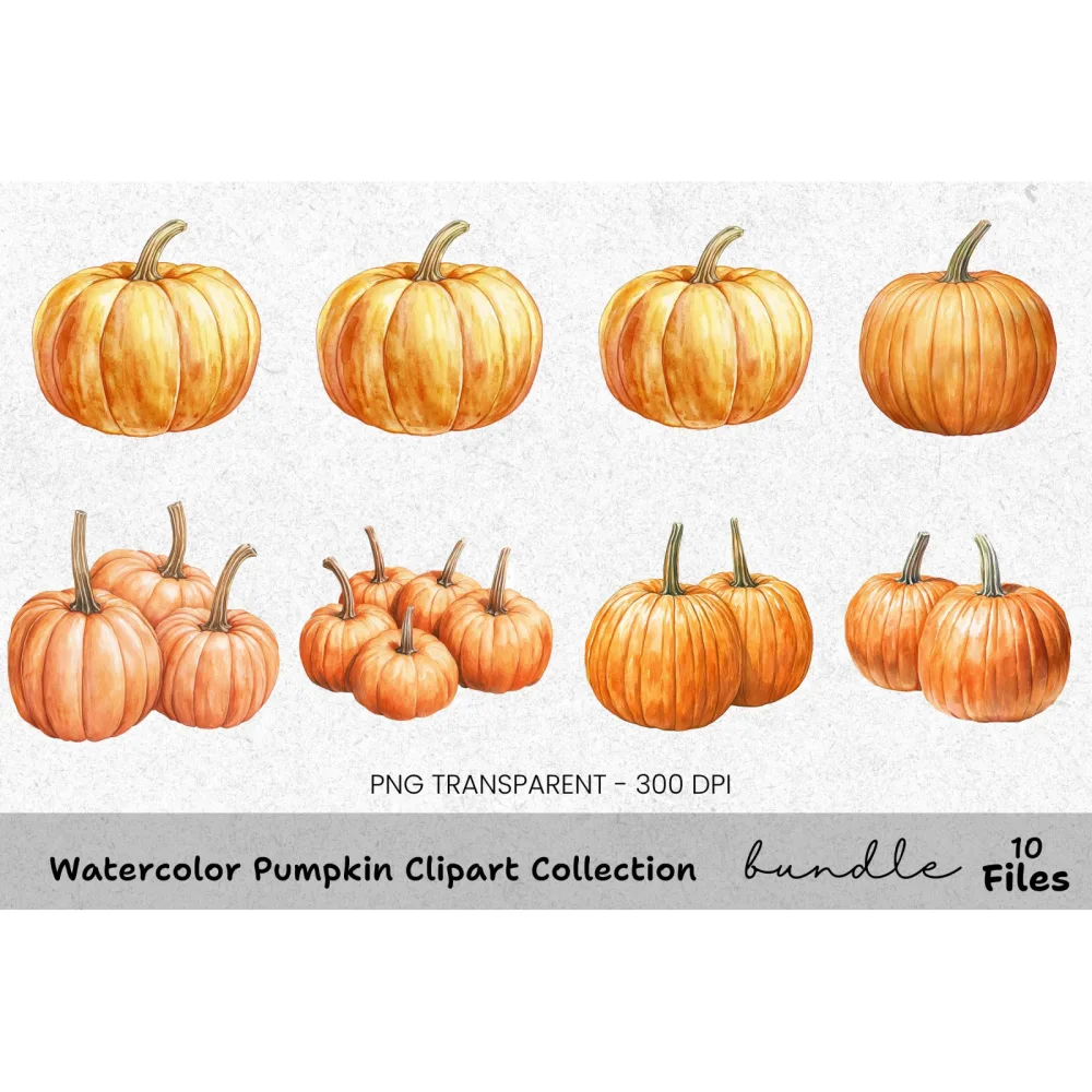 Pumpkin Clipart Bundle