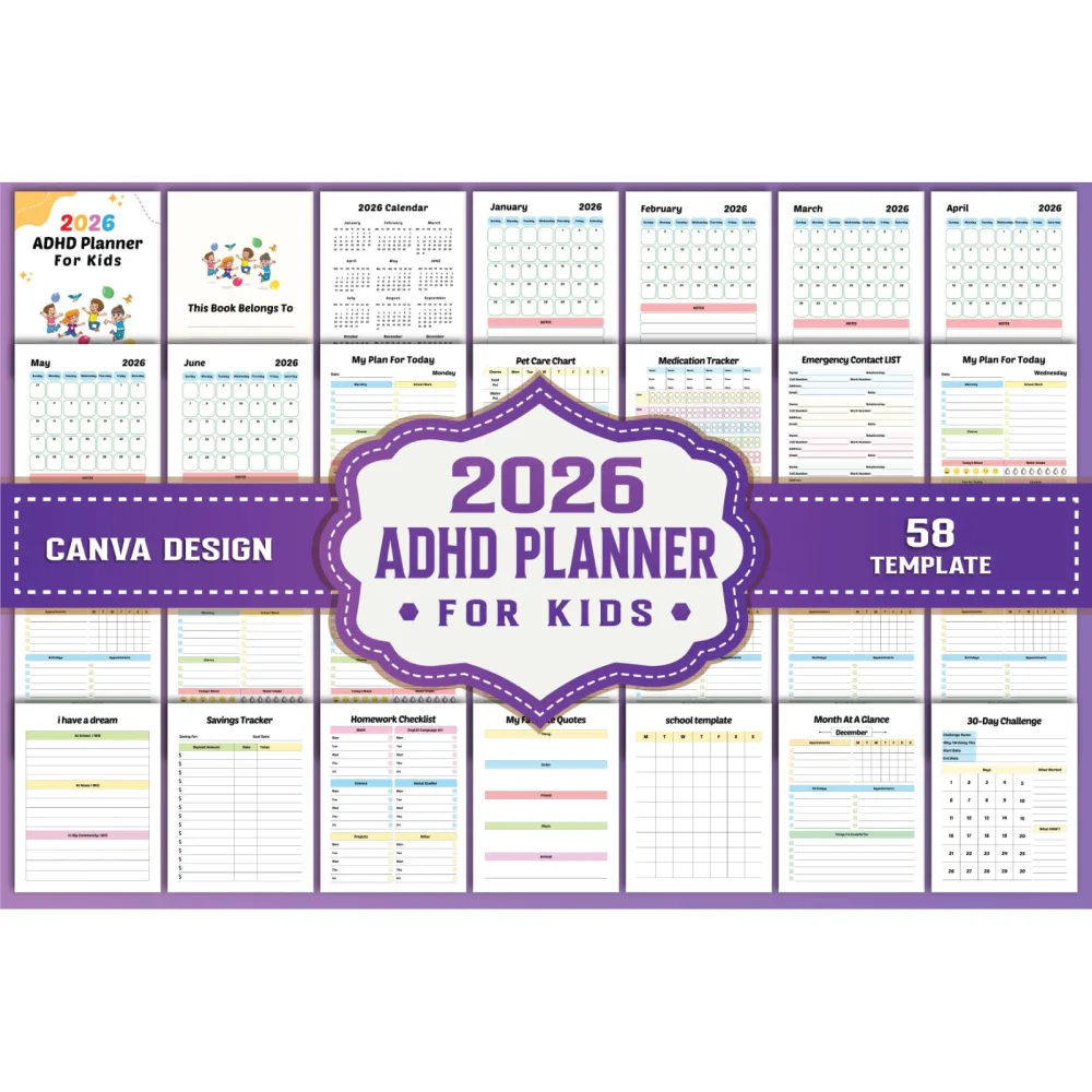 ADHD Planner for Kids