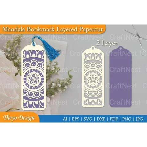 Mandala Layered Papercut SVG Bundle