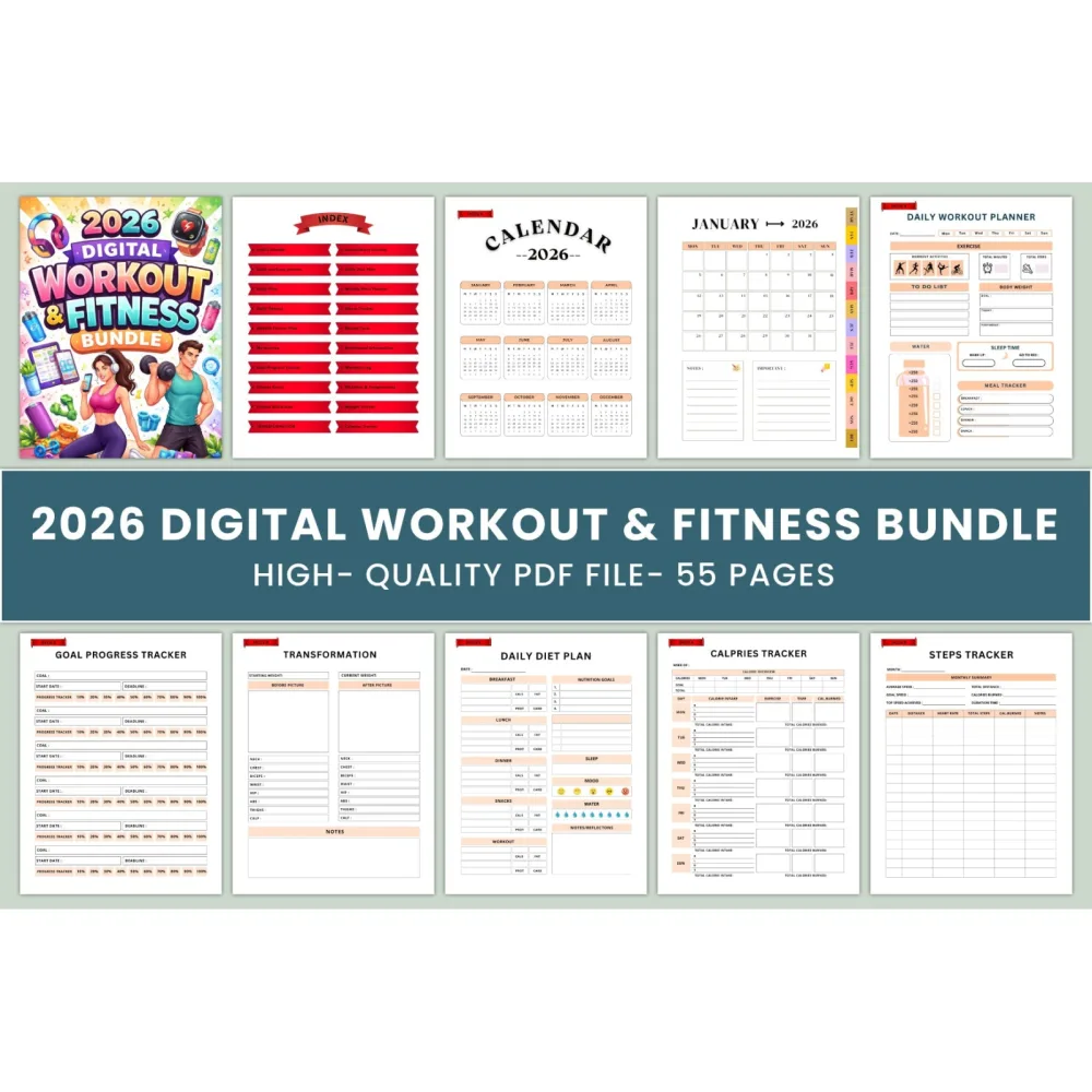 Workout Fitness Planner