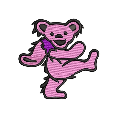 Bear Dance Embroidery Design