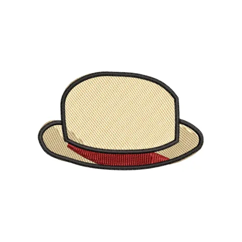 Round Hat Embroidery Design