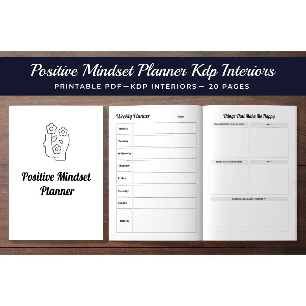 Positive Mindset Planner
