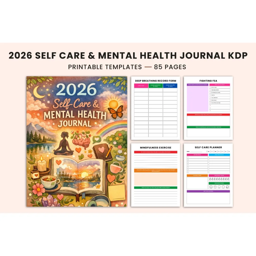 Self Care Mental Health Journal