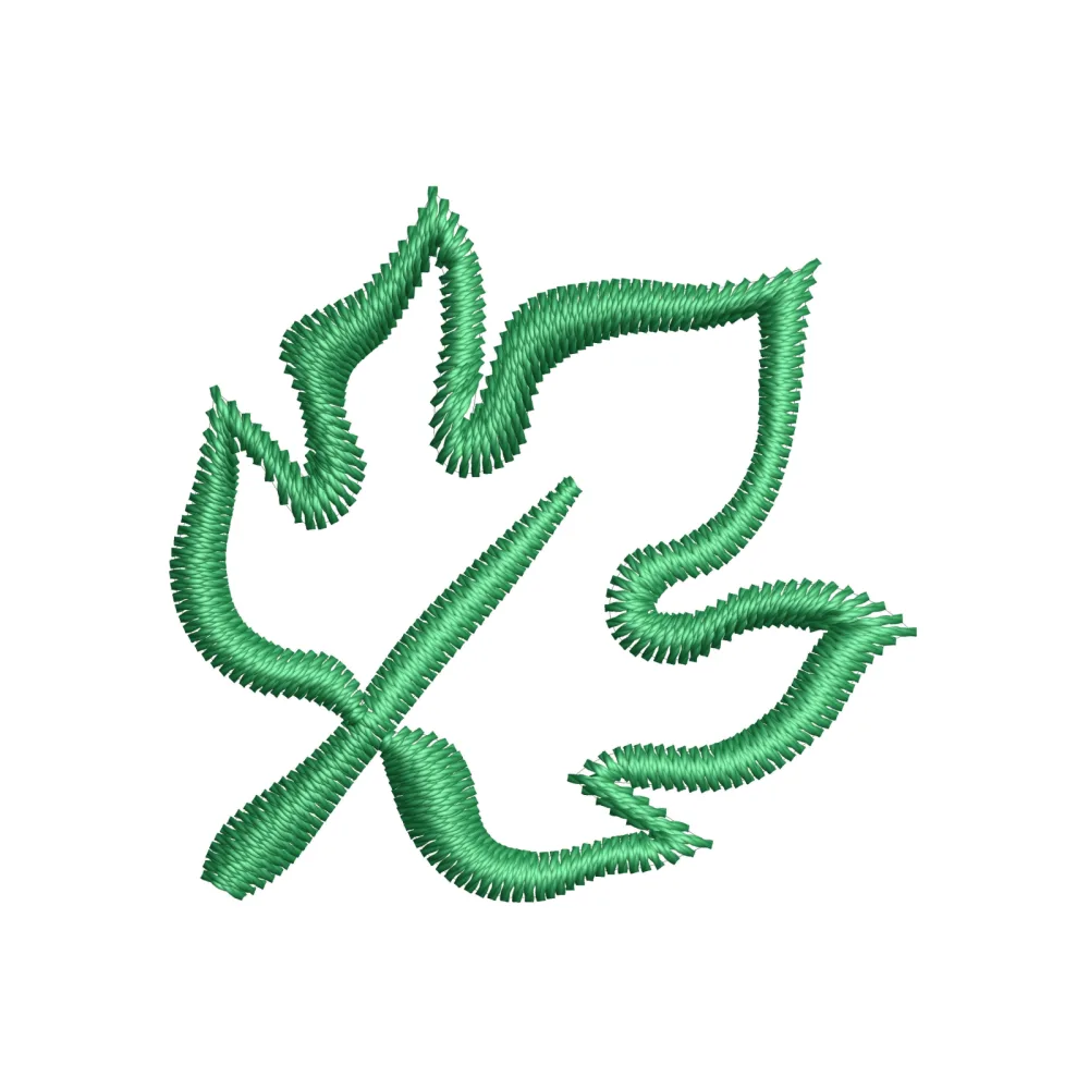 Leaf Embroidery Design