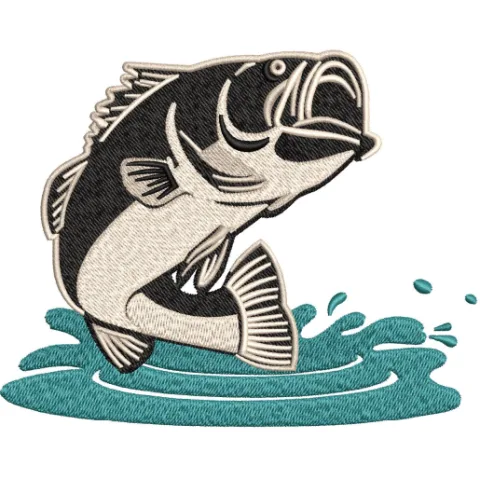 Fish Embroidery Design
