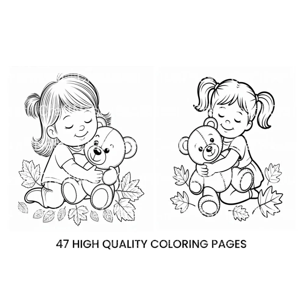Autumn Kids Activities Coloring Books