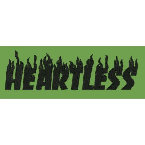 Heartless Emblem Embroidery Design