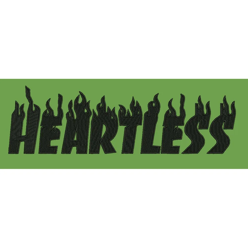 Heartless Emblem Embroidery Design