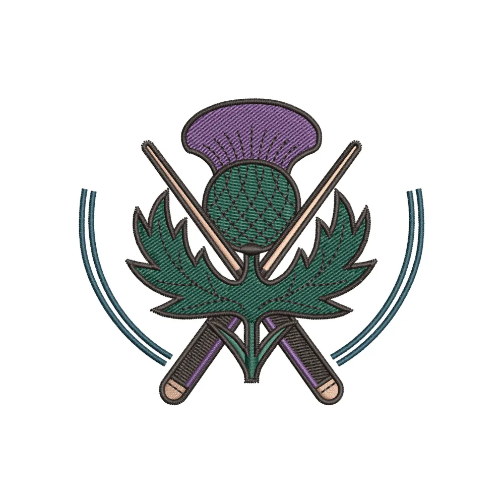 Cap Cross Embroidery Design