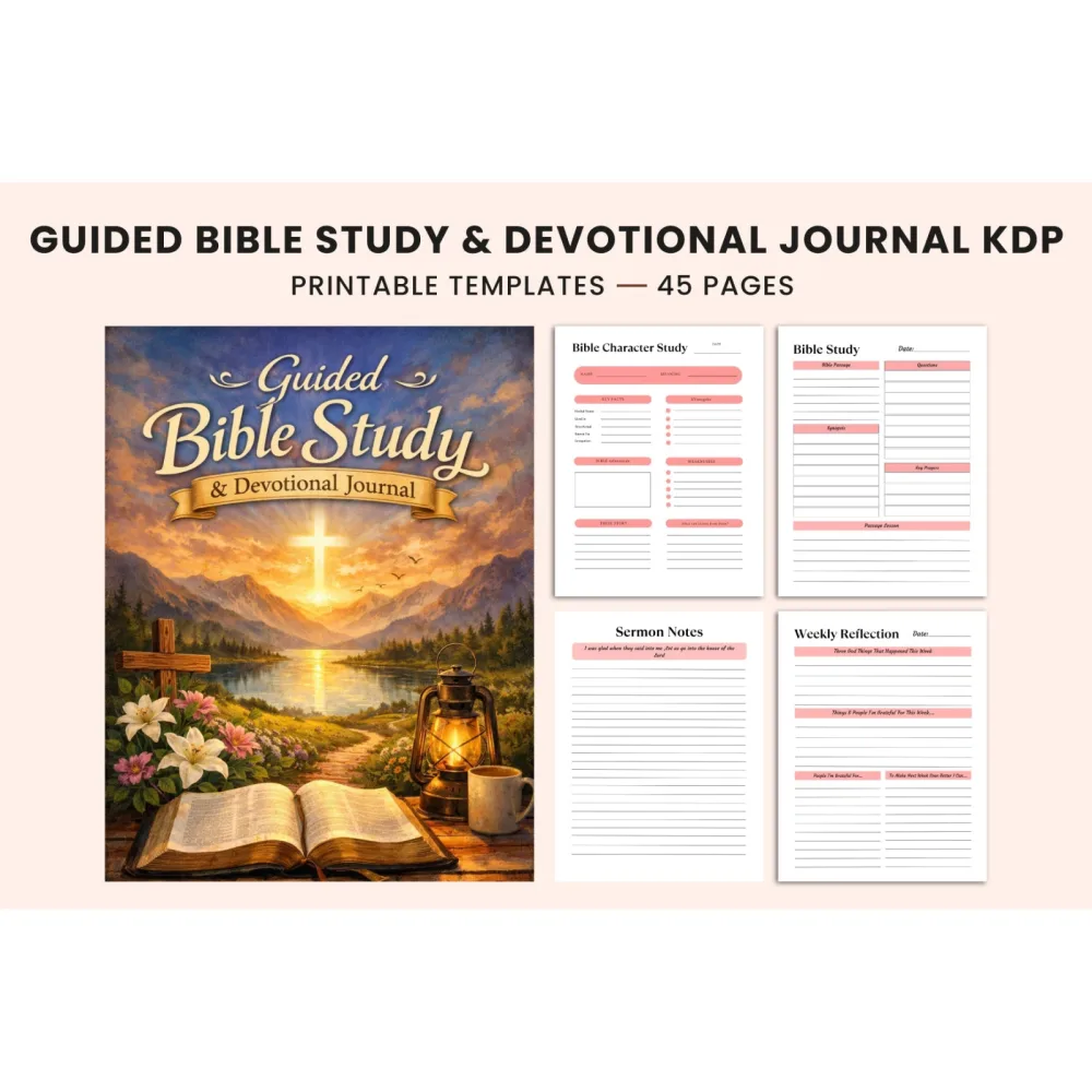 Guided Bible Study Devotional Journal